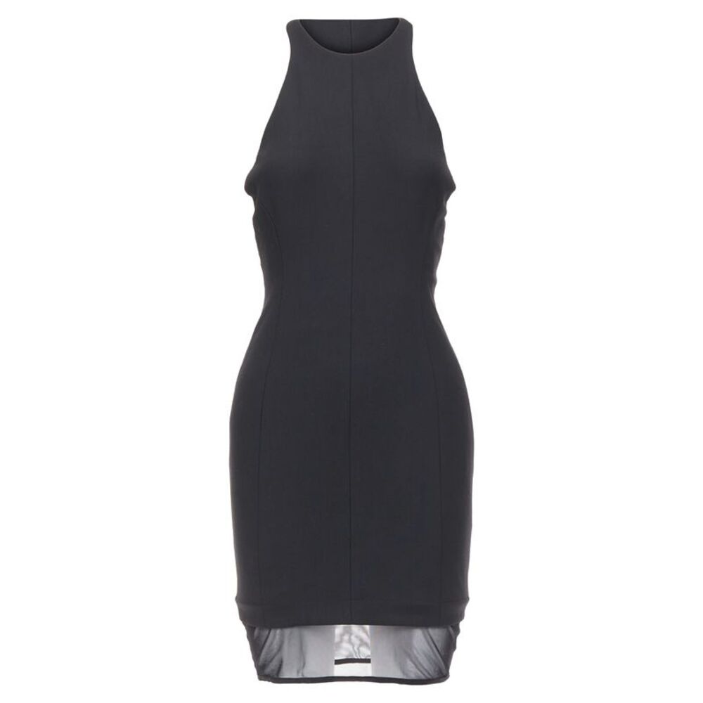 Elizabeth And James Sheer Hem Mini Dress